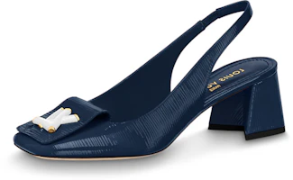 (Women) Louis Vuitton Shake Slingback Pumps 'Navy' 1ABH7X (Women) Louis Vuitton Shake Slingback Pumps 'Navy' 1ABH7X