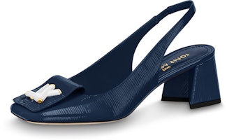 (Women) Louis Vuitton Shake Slingback Pumps 'Navy' 1ABH7X (Women) Louis Vuitton Shake Slingback Pumps 'Navy' 1ABH7X