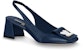 (W) Louis Vuitton Shake Slingback Pumps 'Navy - Biru' 1ABH7X