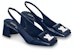 (W) Louis Vuitton Shake Slingback Pumps 'Navy - Biru' 1ABH7X
