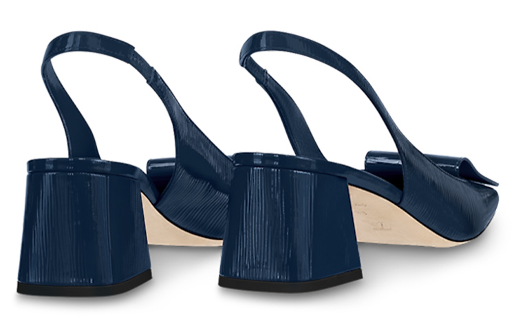 Purchase (Women) Louis Vuitton Shake Slingback Pumps 'Navy' 1ABH7X