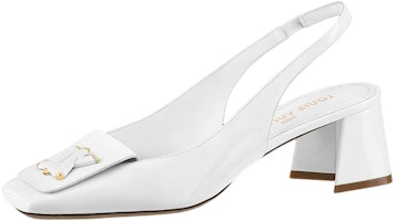 (Women) Louis Vuitton Shake Slingback Pumps 'White' 1AB0UP (Women) Louis Vuitton Shake Slingback Pumps 'White' 1AB0UP