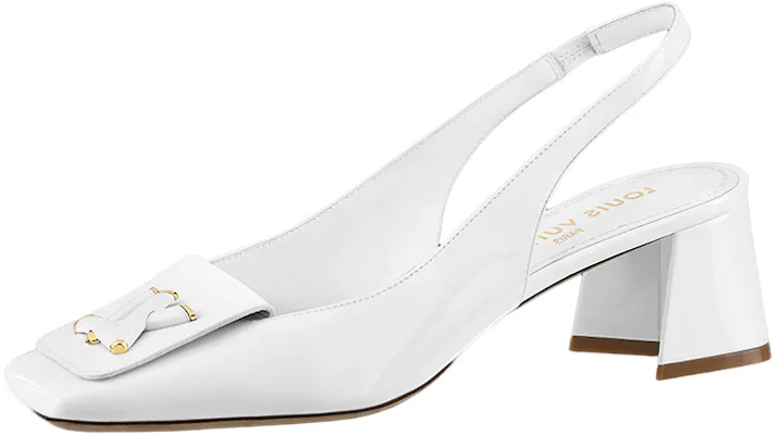 (Women) Louis Vuitton Shake Slingback Pumps 'White' 1AB0UP Buy (Women) Louis Vuitton Shake Slingback Pumps 'White' 1AB0UP