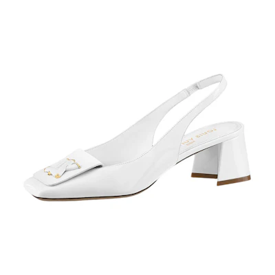 (W) LV Shake Slingback Pumps 'White'