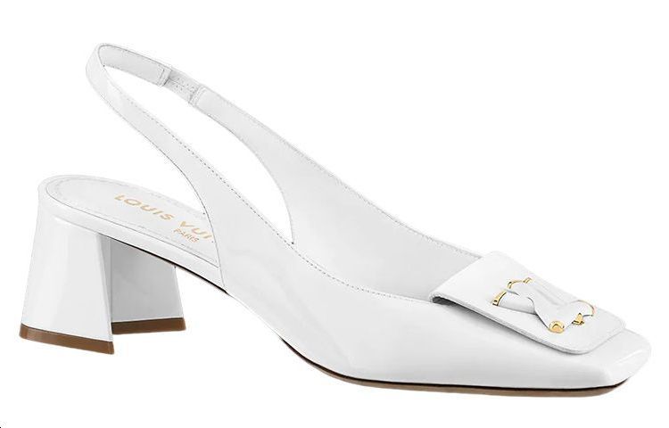 Order (Women) Louis Vuitton Shake Slingback Pumps 'White' 1AB0UP