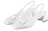 Shop (W) Louis Vuitton Shake Slingback Pumps 'Putih' 1AB0UP
