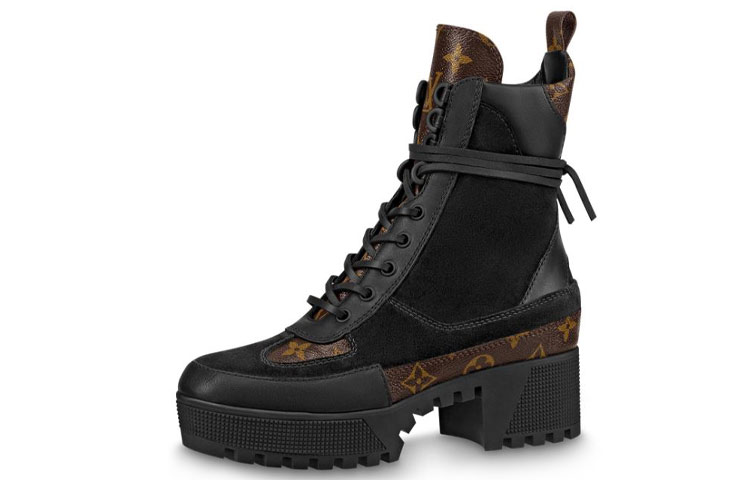 (Women) Louis Vuitton shoes Martin boots 'Black Brown' 1A4XXV