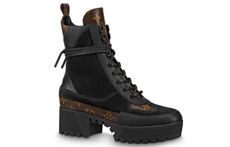 Order (W) Louis Vuitton schoenen Martin laarzen ''Zwart Bruin'' 1A4XXV