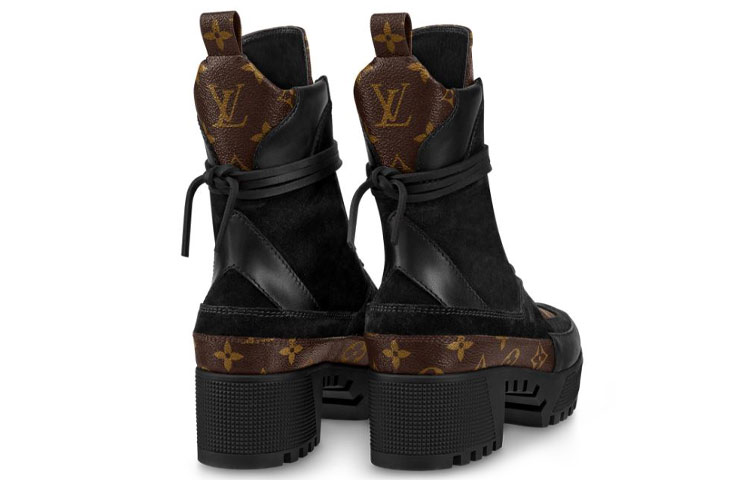 Shop (W) Louis Vuitton schoenen Martin laarzen ''Zwart Bruin'' 1A4XXV