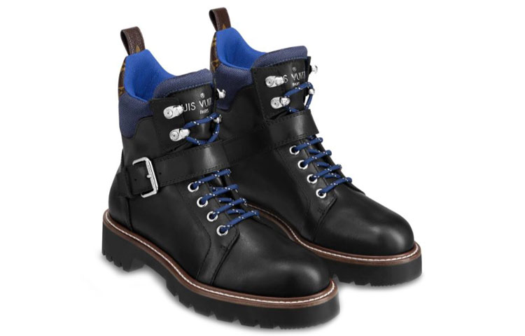 (W) LV shoes Martin boots 'Blue Black' 圖 3