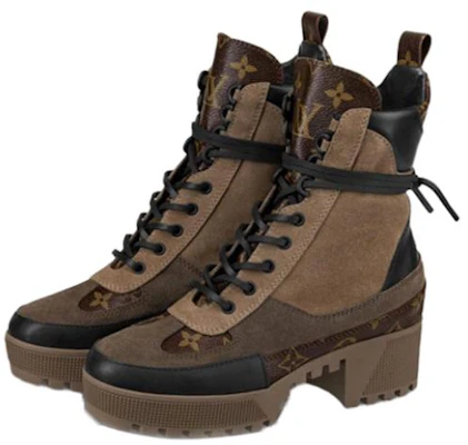 (W) Louis Vuitton schoenen Martin laarzen ''Grijs Bruin Zwart'' 1A4XYA Lookbook (W) Louis Vuitton schoenen Martin laarzen ''Grijs Bruin Zwart'' 1A4XYA