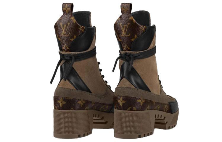 (W) LV shoes Martin boots 'Gray Brown Black' 圖 5