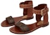 (W) Kasut Louis Vuitton Passenger Flat Sandal 'Coklat' 1A63ZX