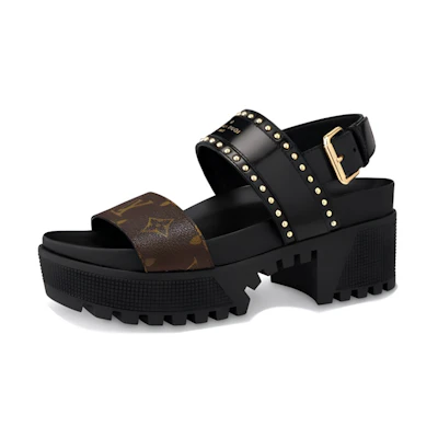 (W) LV shoes Sports sandals 'Black Brown'