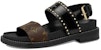 (W) Sandal Sukan Louis Vuitton 'Hitam Coklat' 1A65ZP