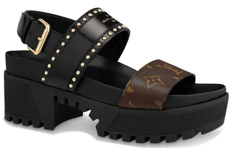 (W) LV shoes Sports sandals 'Black Brown' 圖 2