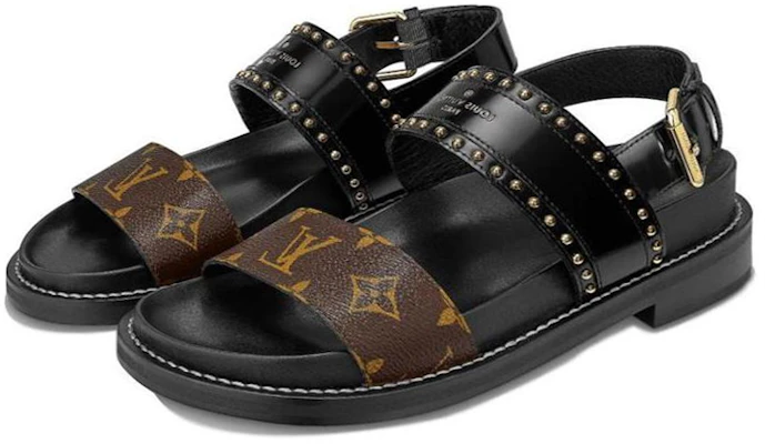 (W) Sandales de sport Louis Vuitton ''Noir Marron''. 1A65ZP Lookbook (W) Sandales de sport Louis Vuitton ''Noir Marron''. 1A65ZP