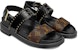 (W) Sandal Sukan Louis Vuitton 'Hitam Coklat' 1A65ZP
