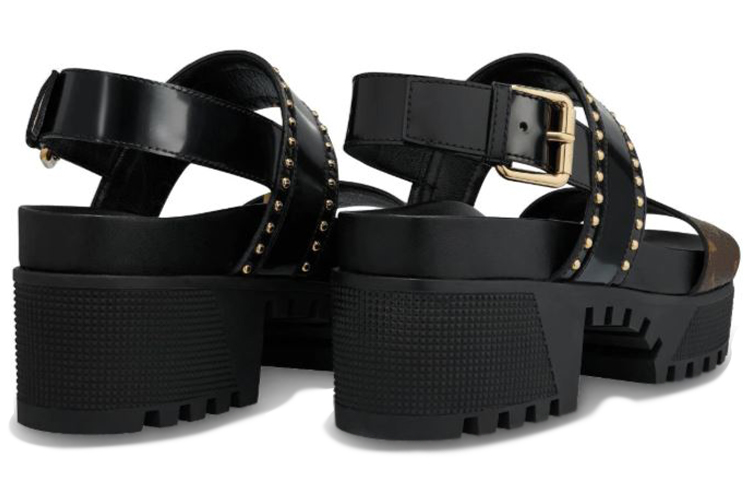 (W) LV shoes Sports sandals 'Black Brown' 圖 5