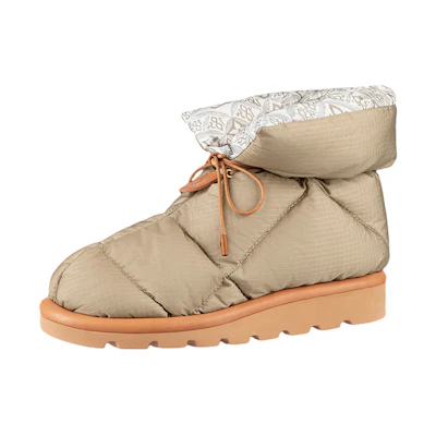 (W) LV Short Boot 'Beige'