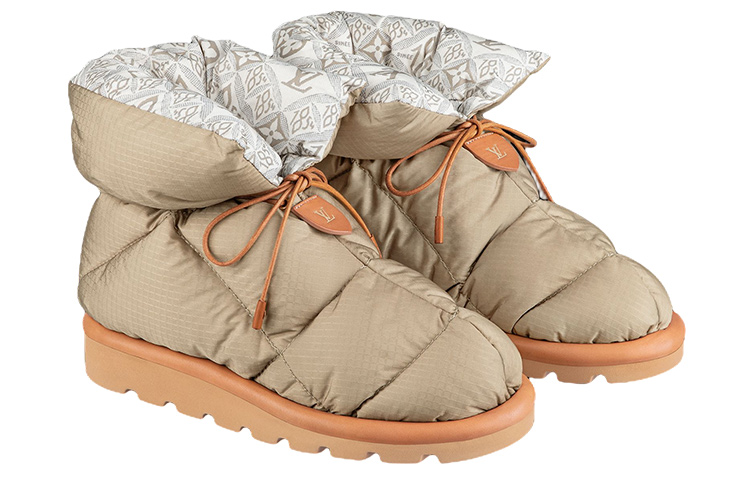 Shop (W) Boot Pendek Louis Vuitton 'Beige' 1A9RLO