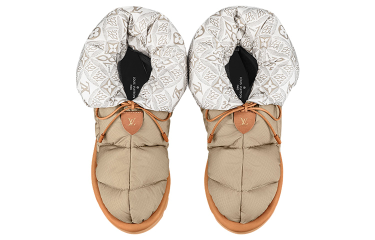 Purchase (W) Boot Pendek Louis Vuitton 'Beige' 1A9RLO