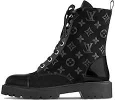 (Women) Louis Vuitton Short Boot 'Black Leather Martin' 1AC6CQ (Women) Louis Vuitton Short Boot 'Black Leather Martin' 1AC6CQ