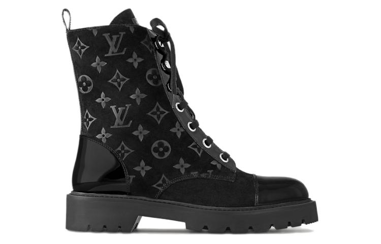 Order (W) Bottines Louis Vuitton ''Cuir Noir Martin'' 1AC6CQ