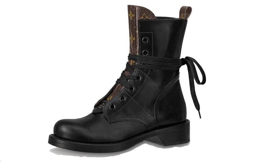 (Women) Louis Vuitton Short Boot 'Comfortable Fashion Black' 1A7WI3