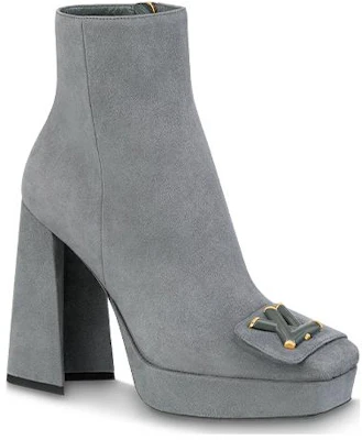 (W) Bottine Louis Vuitton ''Élégance Confort Velours Gris'' 1ABUC7 Order (W) Bottine Louis Vuitton ''Élégance Confort Velours Gris'' 1ABUC7