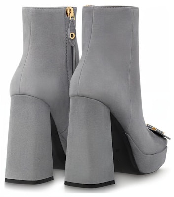(Women) Louis Vuitton Short Boot 'Elegant Comfort Grey Velvet' 1ABUC7 Shop (Women) Louis Vuitton Short Boot 'Elegant Comfort Grey Velvet' 1ABUC7