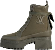 (Women) Louis Vuitton Short Boot 'Khaki Green Comfort' 1AC7S9 (Women) Louis Vuitton Short Boot 'Khaki Green Comfort' 1AC7S9
