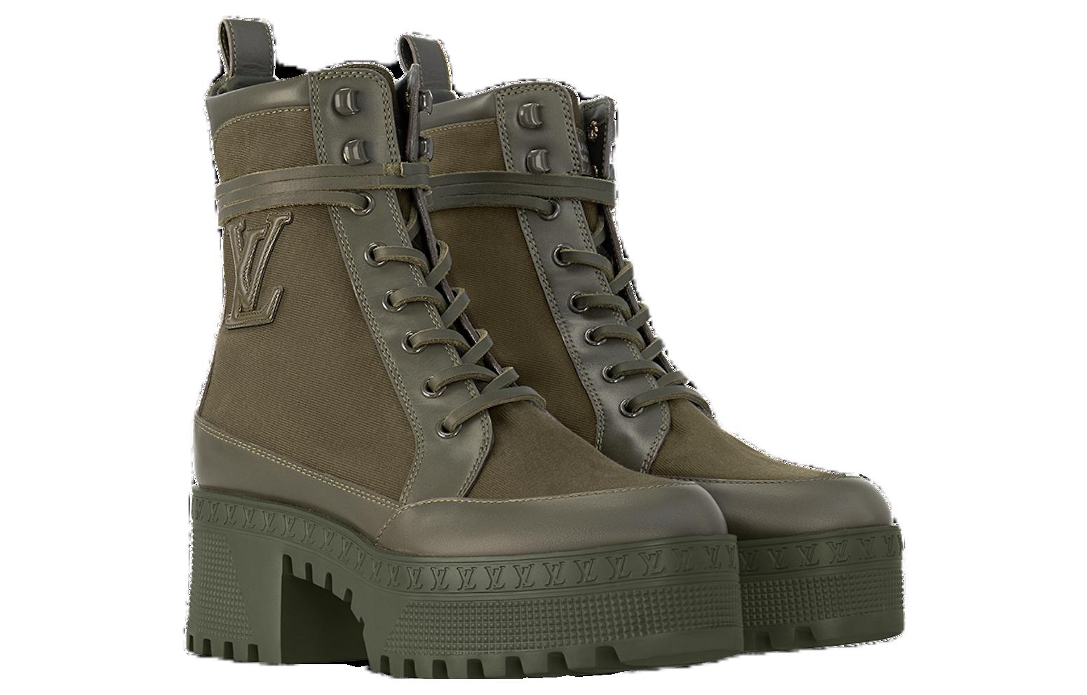 (W) LV Short Boot 'Khaki Green CMFT' 圖 3