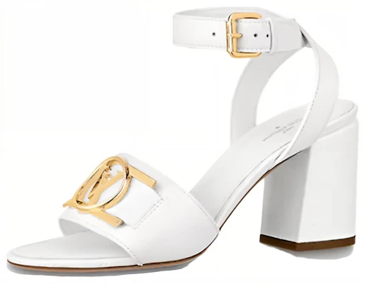 (W) Louis Vuitton Sienna Sandalia de Tacón Alto de Cuero Moda 'Blanco' 1A8FWA Buy (W) Louis Vuitton Sienna Sandalia de Tacón Alto de Cuero Moda 'Blanco' 1A8FWA