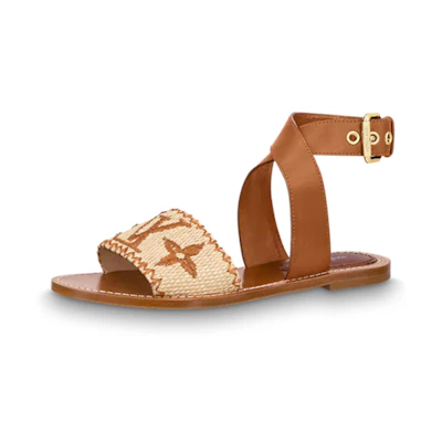 (W) LV Sienna Sandal 'Brown Yellow'