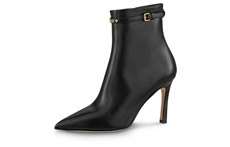 (Women) Louis Vuitton Signature 'Black Side Zip' 1A9P35