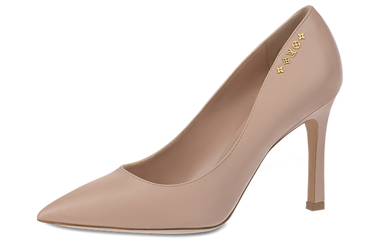(Women) Louis Vuitton Signature 'Pointed Toe Stiletto Nude' 1AB1R1