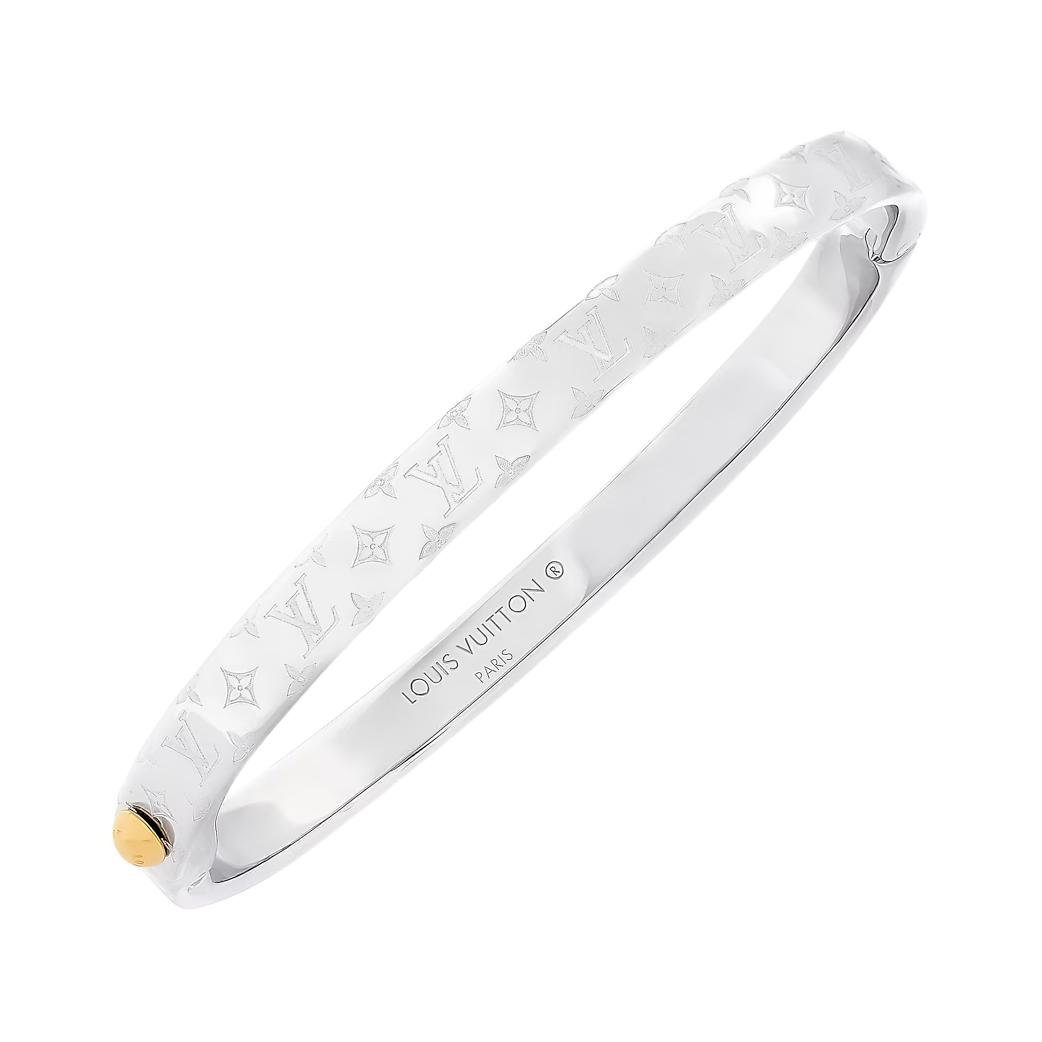 Lookbook (W) 路易威登銀色品牌標誌鉑金金屬手鏈 女款 M1723M