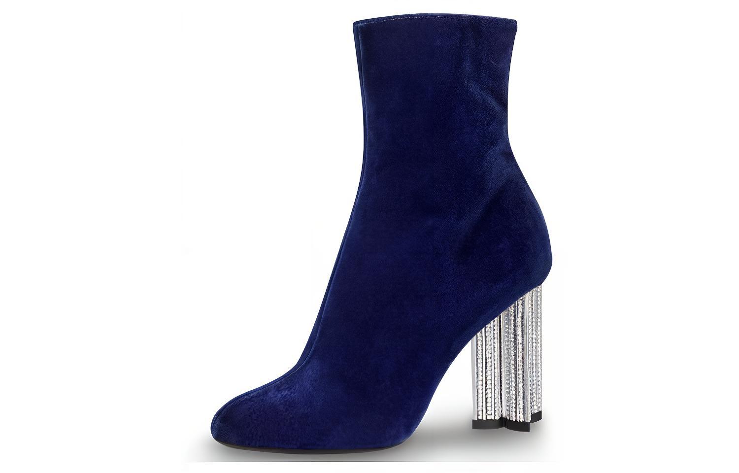 (Women) Louis Vuitton Silhouette 'Blue Velvet Zip' 1A4UTE