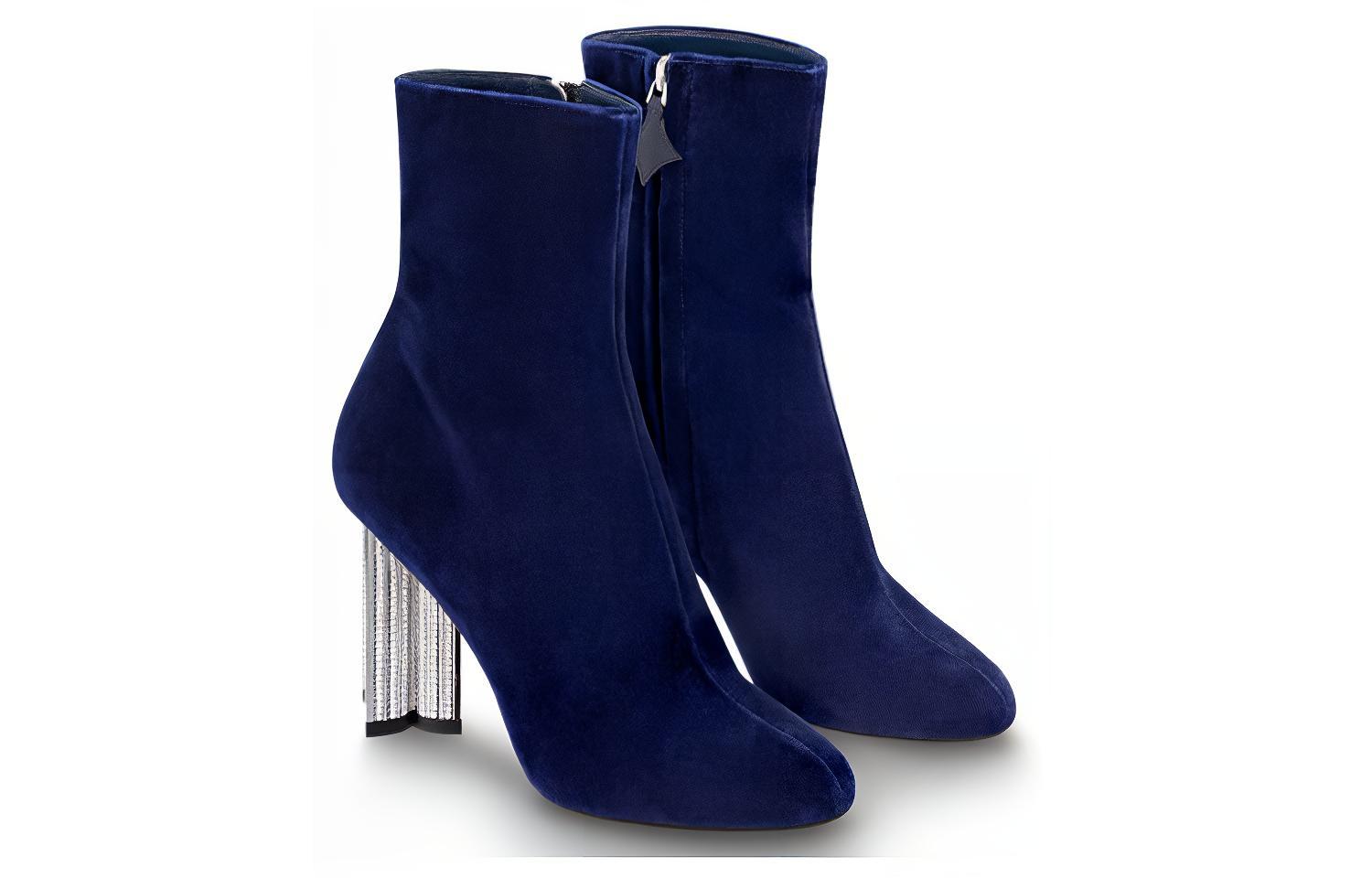 (W) LV Silhouette 'Blue Velvet Zip' 圖 2