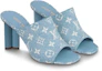 Lookbook (W) Louis Vuitton Silhouette 'Sandal Slip-On Biru Denim' 1AAZUE