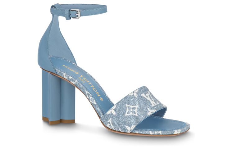 Lookbook (W) Louis Vuitton Silhouette ''Sandalo in Denim con Fibbia Blu'' 1AAZT0