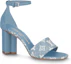Lookbook (W) Louis Vuitton Silhouette ''Sandalo in Denim con Fibbia Blu'' 1AAZT0