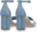 Purchase (W) Louis Vuitton Silhouette ''Sandalo in Denim con Fibbia Blu'' 1AAZT0