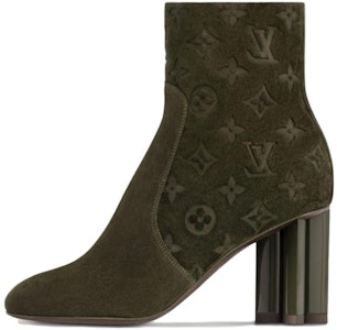 (W) Louis Vuitton Silhouette 'Bootie Suede Timbul Monogram 8cm Hijau' 1ABUWH Buy (W) Louis Vuitton Silhouette 'Bootie Suede Timbul Monogram 8cm Hijau' 1ABUWH