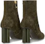 Purchase (W) Louis Vuitton Silhouette ''Monogram Wildleder-Stiefelette 8cm Grün'' 1ABUWH