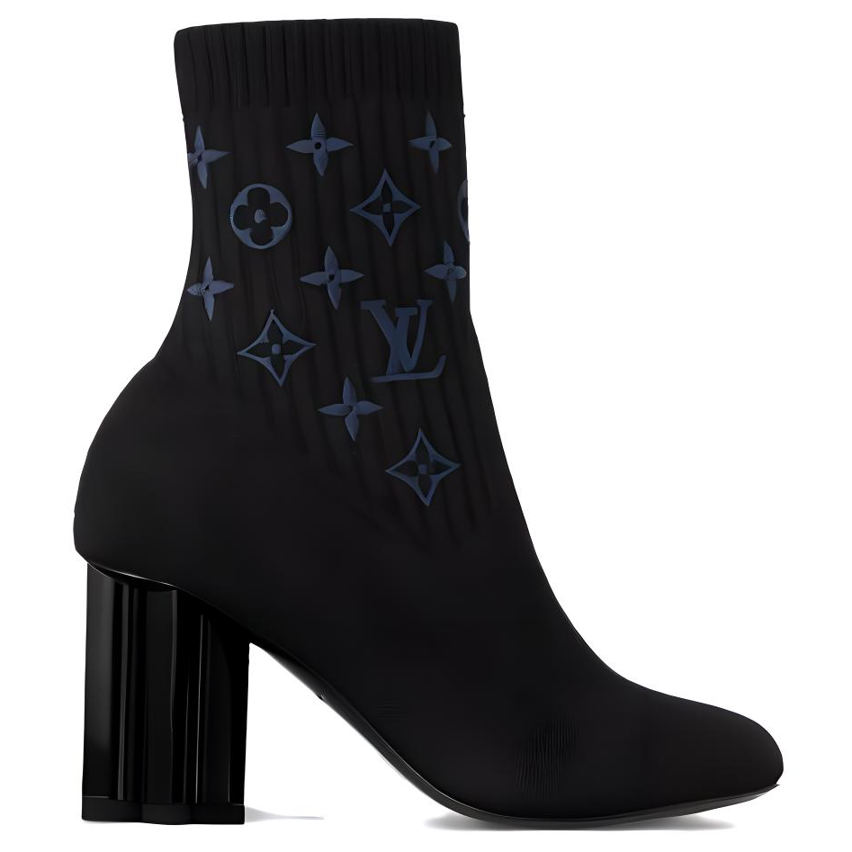 (Women) Louis Vuitton Silhouette Ankle Boot 'Black Comfort Fashion' 1AC9HU