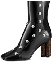 (Women) Louis Vuitton Silhouette Ankle Boot 'Black Leather Zip' 1A9PU0 (Women) Louis Vuitton Silhouette Ankle Boot 'Black Leather Zip' 1A9PU0