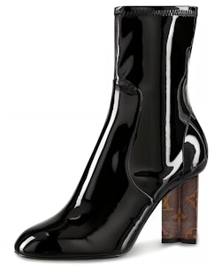 (W) But Louis Vuitton Silhouette Ankle Boot 'Kulit Hitam Patén' 1A5BW9 Buy (W) But Louis Vuitton Silhouette Ankle Boot 'Kulit Hitam Patén' 1A5BW9