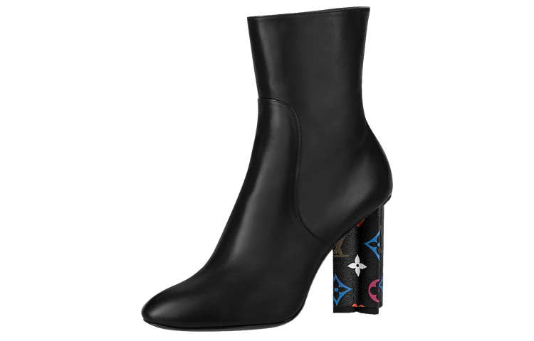 (Women) Louis Vuitton Silhouette Ankle Boot 'Black' 1A8MPF